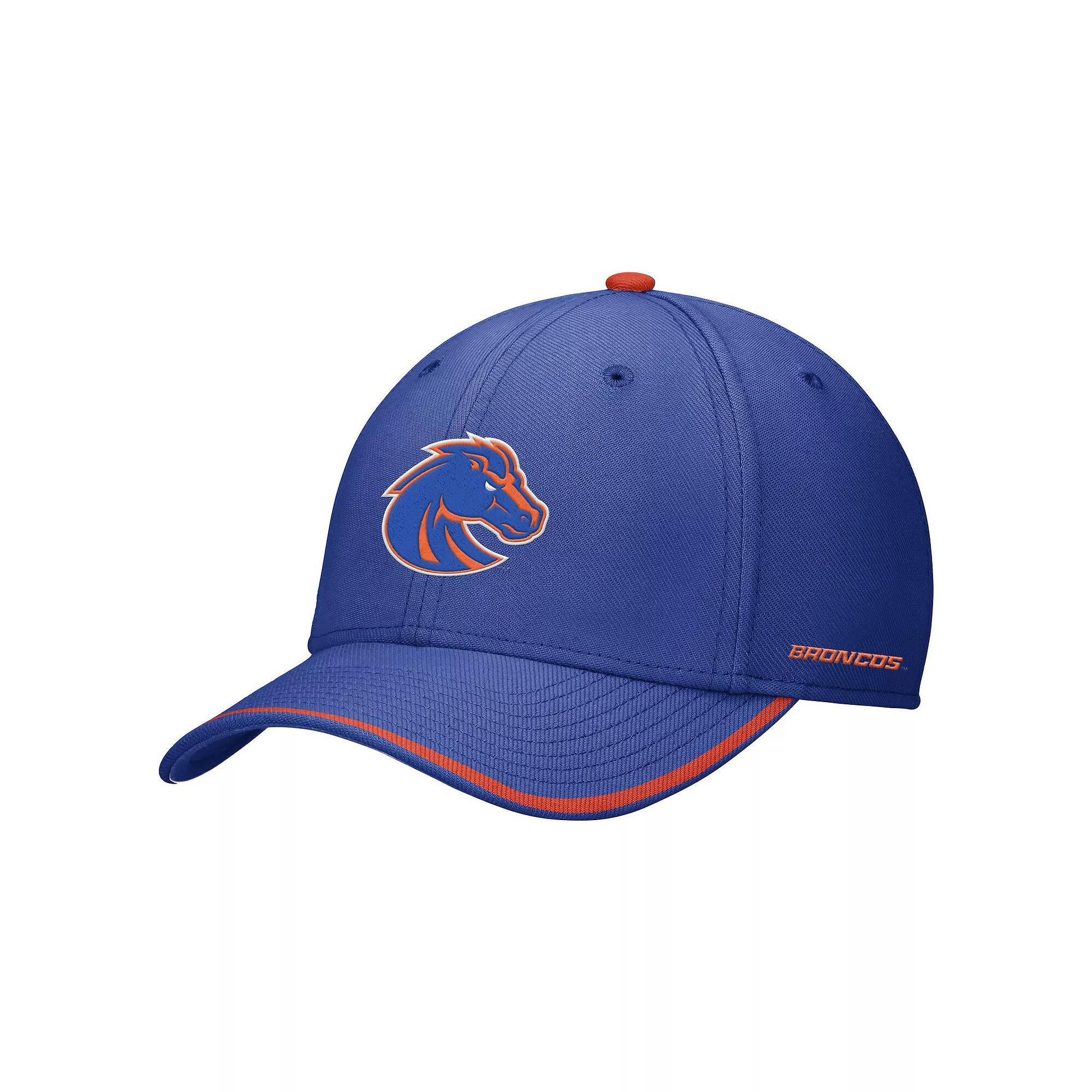 Men's Nike Royal Boise State Broncos Rise Performance Flex Hat, Size: Small/Medium, Blue Product Image