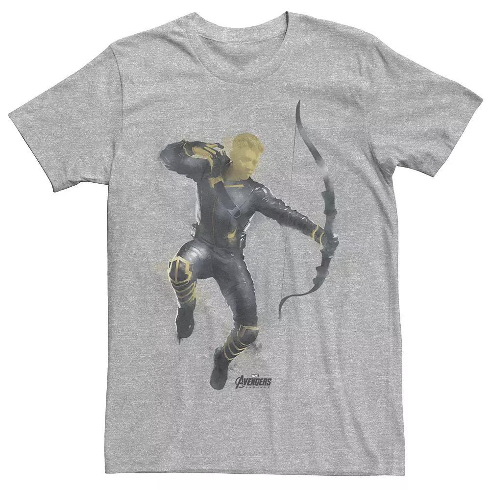 Men's Marvel Avengers Endgame Haweye Spray Paint Tee, Size: Medium, Natural Product Image