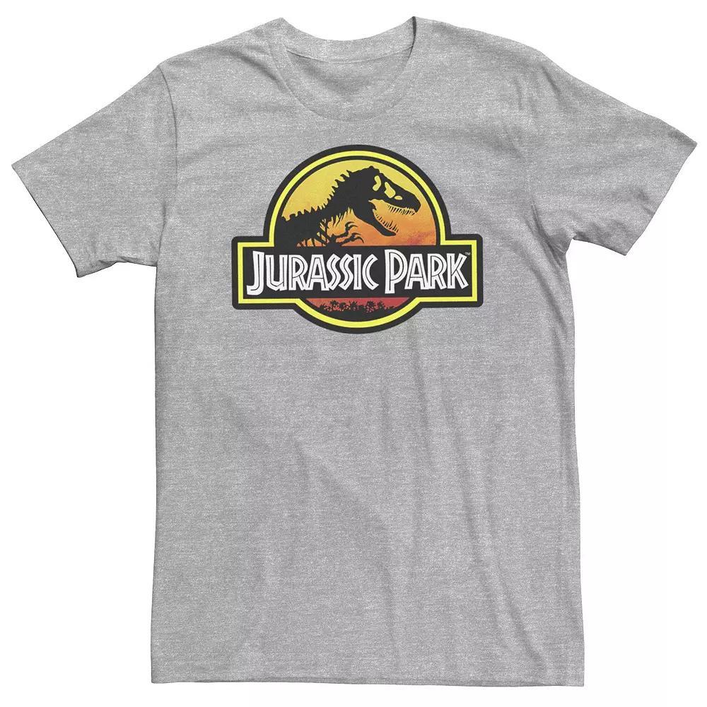 Big & Tall Jurassic Park Sunset Circle Graphic Tee, Mens Product Image