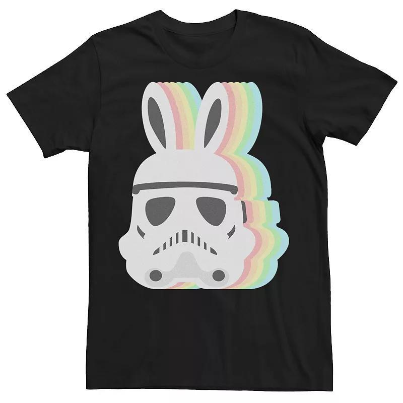 Men's Star Wars Easter Storm Trooper Pastel Easter Ears Tee, Size: XXL, Black Product Image