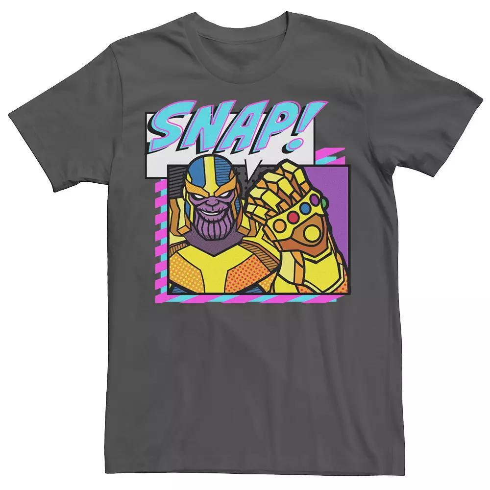Men's Marvel Thanos Snap Comic Tee, Size: XL, Grey Product Image