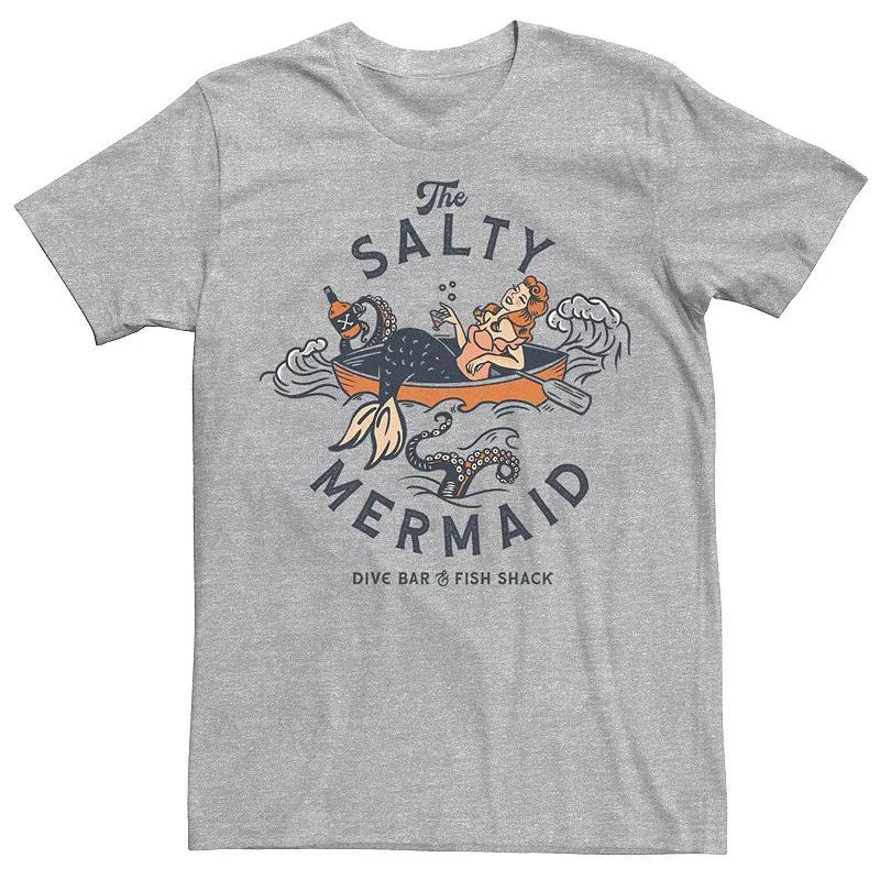 Men's The Salty Mermaid Dive Bar & Fish Shack Graphic Tee, Size: Small, Natural Product Image