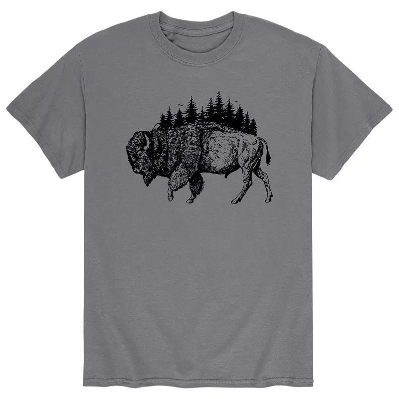 Mens Bison Mountain tee Product Image