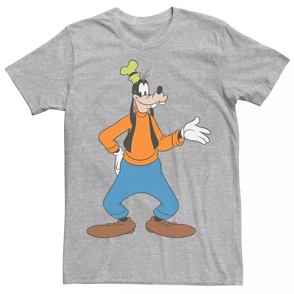Disney's Goofy Traditional Pose Men's Tee, Size: 3XL, Athletic Grey Product Image