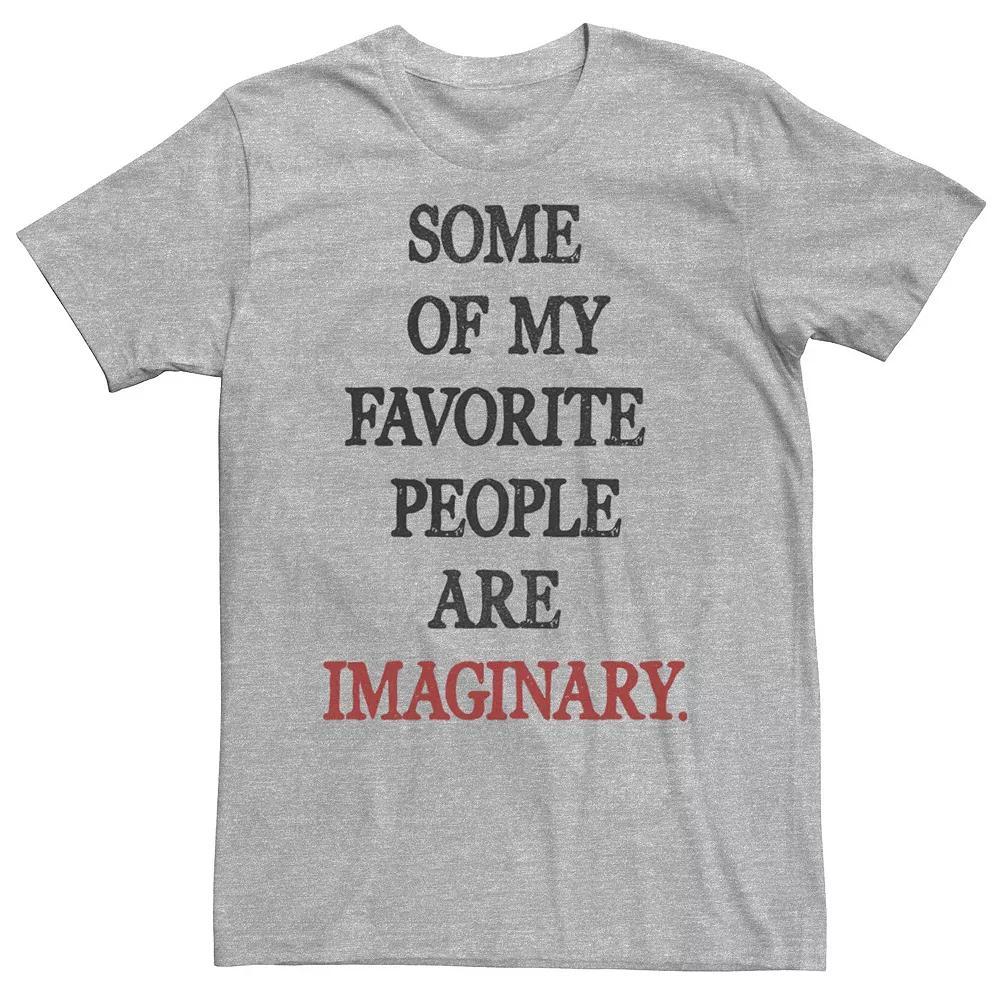 Mens Imaginary Friends Graphic Tee Athletic Grey Product Image