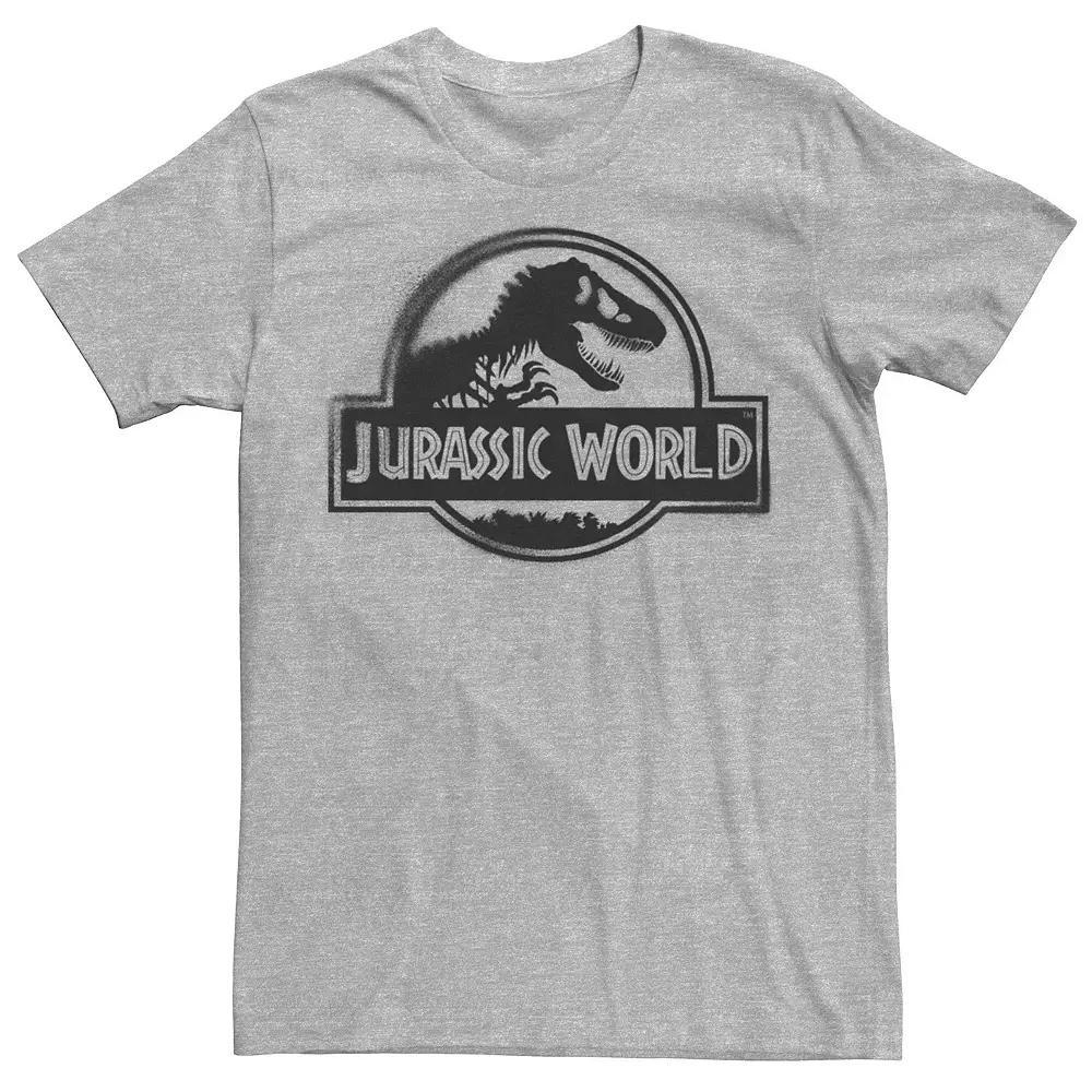 Men's Jurassic World Two Black Spray Paint Logo Tee, Size: Medium, Kelly Product Image