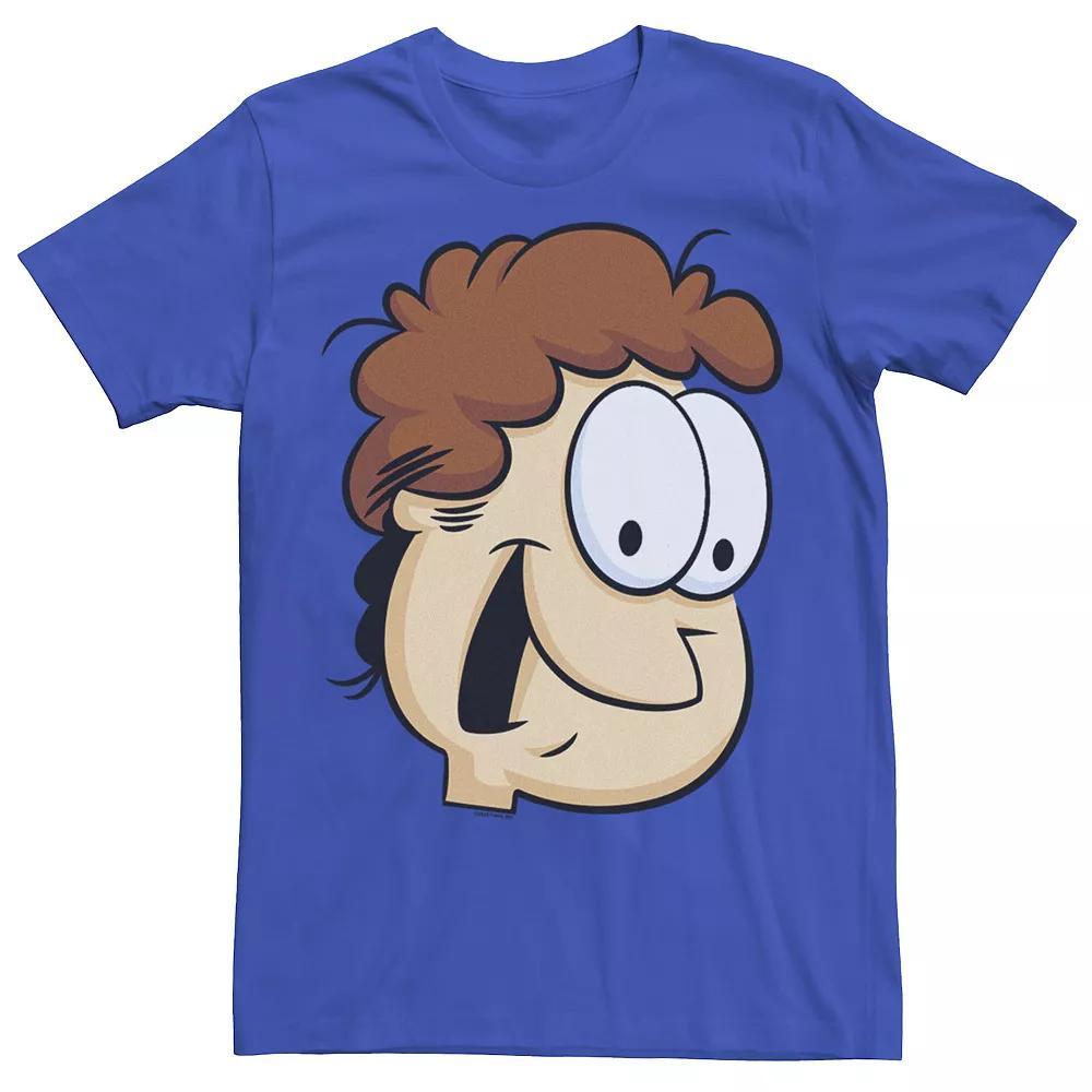Men's Garfield Jon Big Face Tee, Size: Small, Royal Product Image