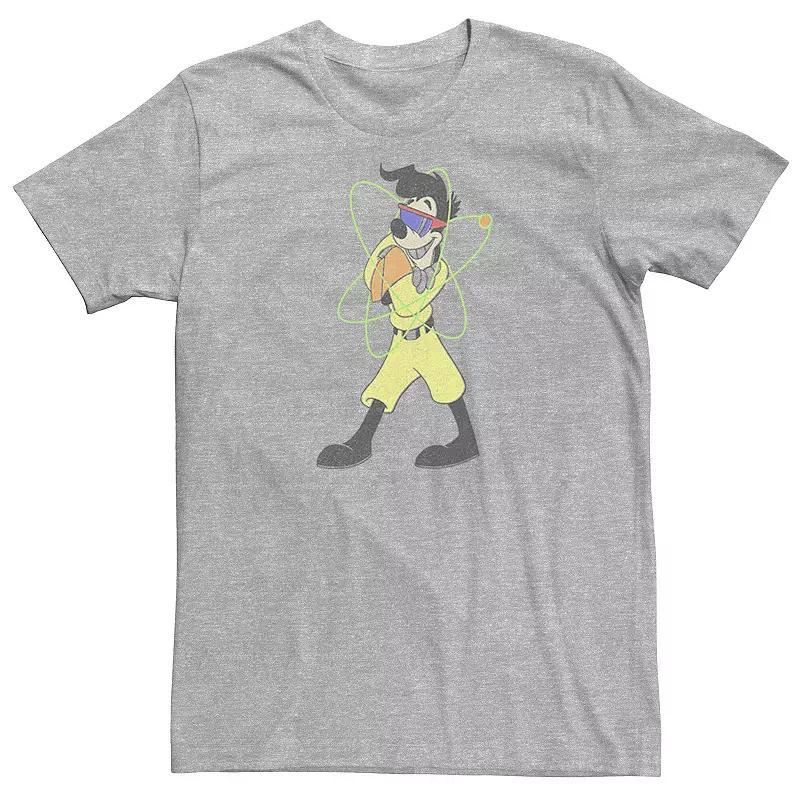 Disney's A Goofy Movie Men's Powerline Portrait Tee, Size: XS, Athletic Grey Product Image