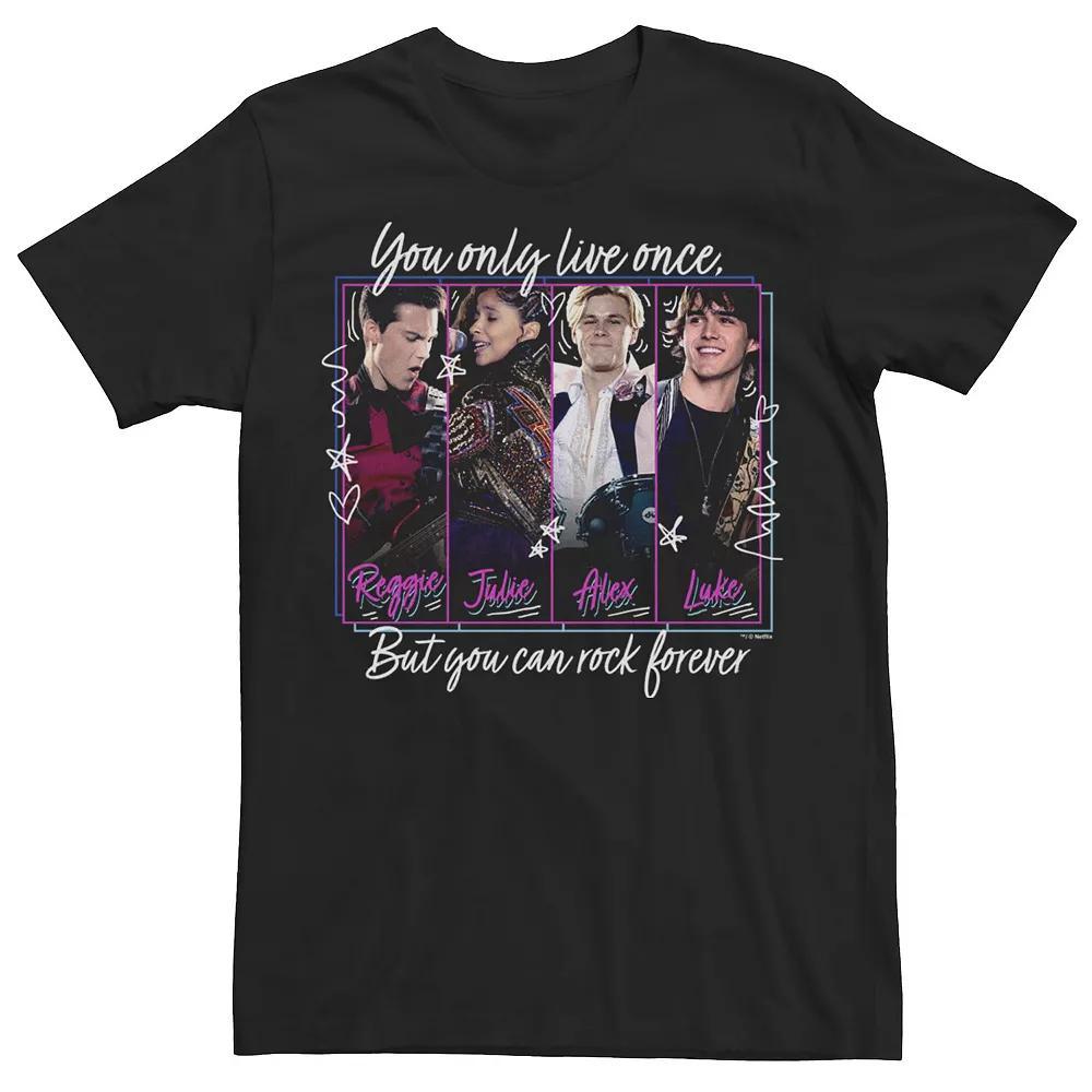 Men's Netflix Julie And The Phantoms Panel Portraits Tee, Size: XL, Black Product Image
