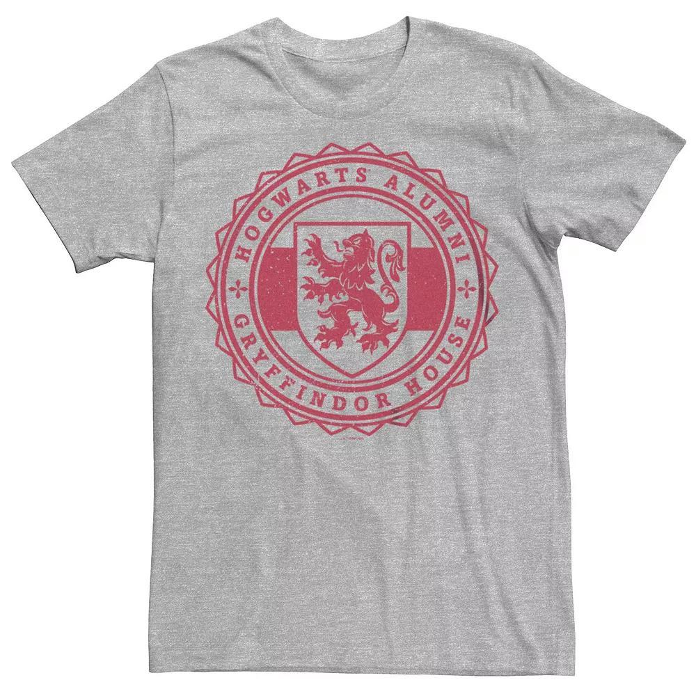 Men's Harry Potter Circle Gryffindor Tee, Size: XXL, Athletic Grey Product Image