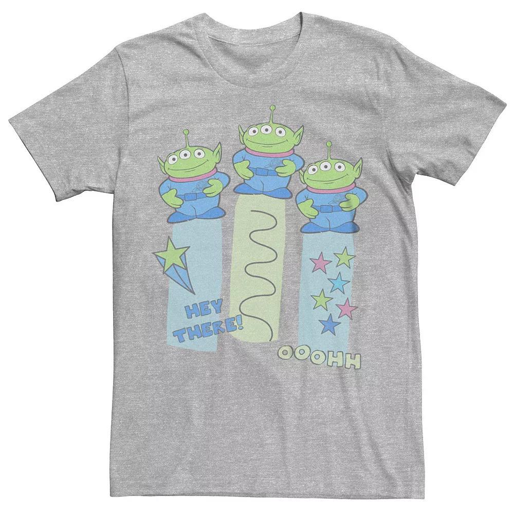 Disney / Pixar's Toy Story Men's Three Aliens Graphic Tee, Size: XS, Athletic Grey Product Image