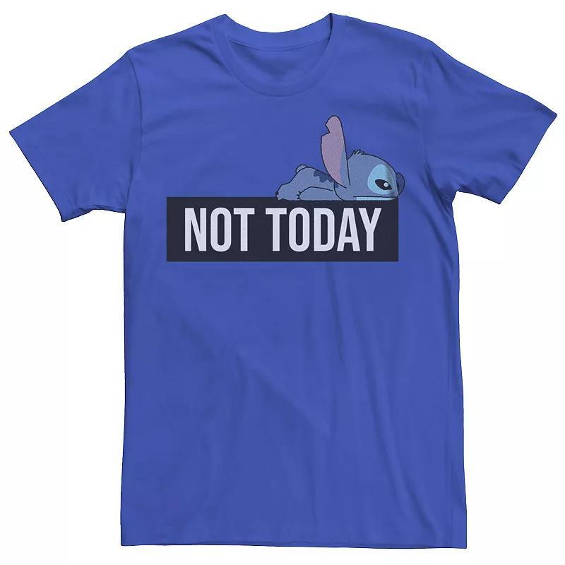 Disney's Lilo & Stitch Men's Not Today Tired Tee, Size: Medium, Royal Product Image