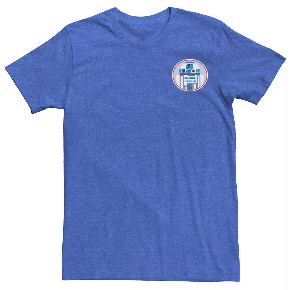 Men's Star Wars R2-D2 Portrait Pocket Graphic Tee, Size: Small, Royal Grey Product Image
