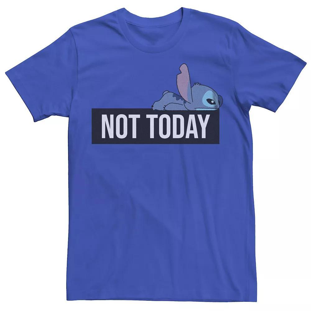 Disney's Lilo & Stitch Men's Not Today Tired Tee, Size: Medium, Royal Product Image