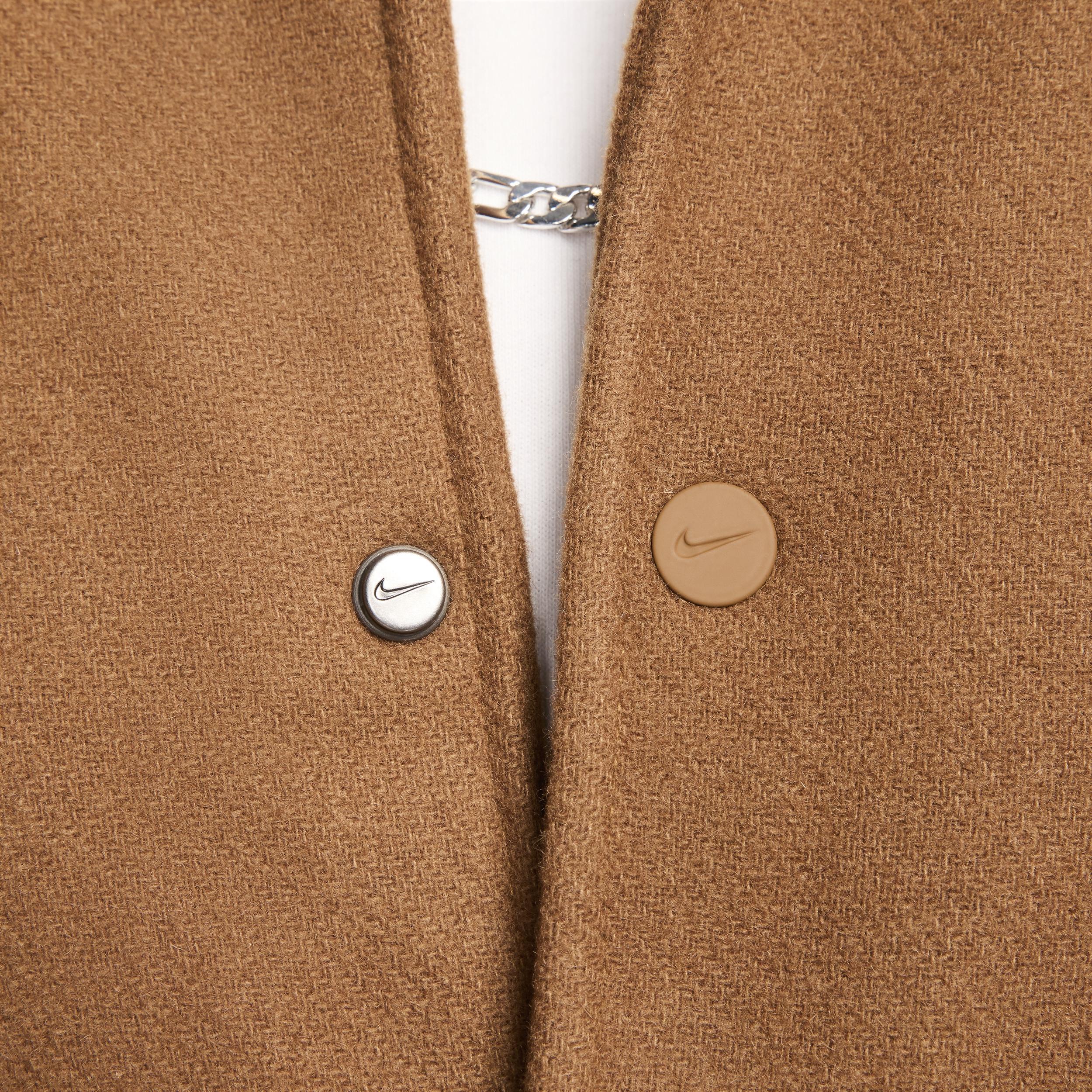 Nike Solo Swoosh Men's Wool Varsity Jacket Product Image