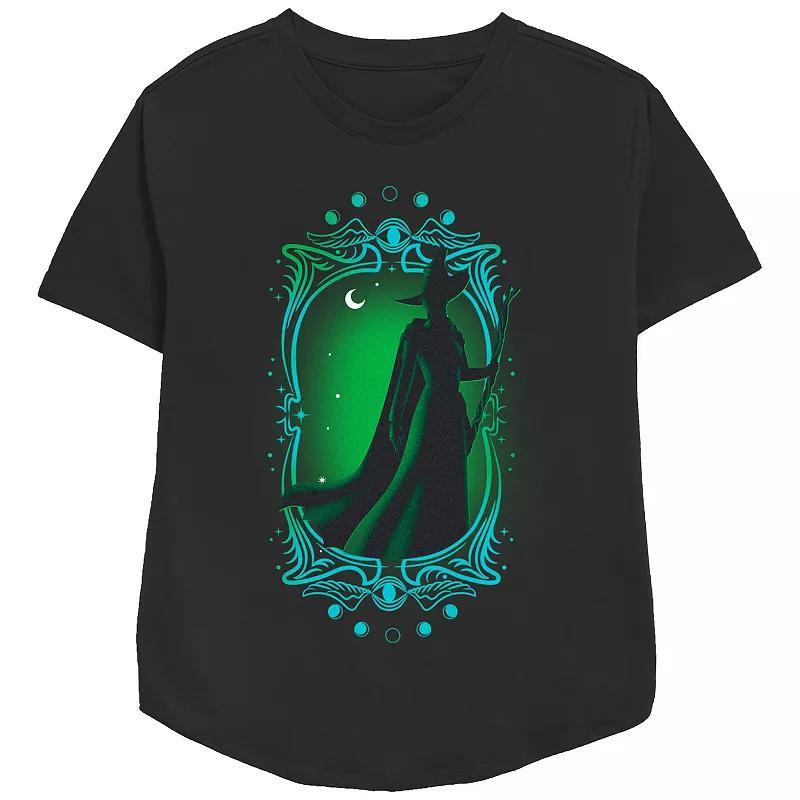 Women's Star Wars The Force Is Strong With This Mom Relaxed Fit Graphic Tee, Size: Small, Black Product Image
