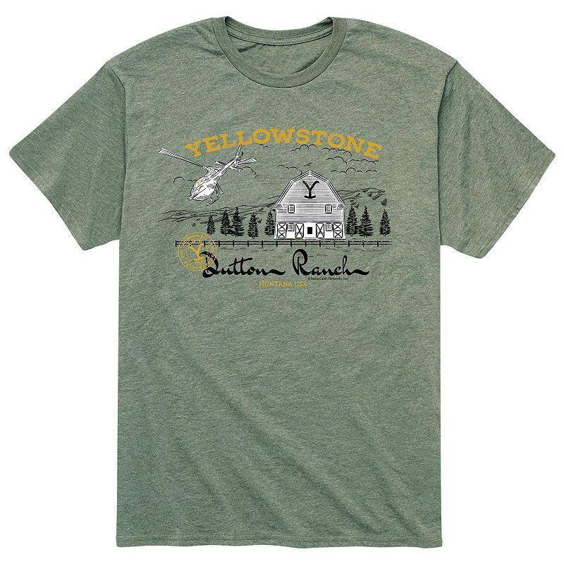 Big & Tall Yellowstone Dutton Ranch Tee, Mens Product Image