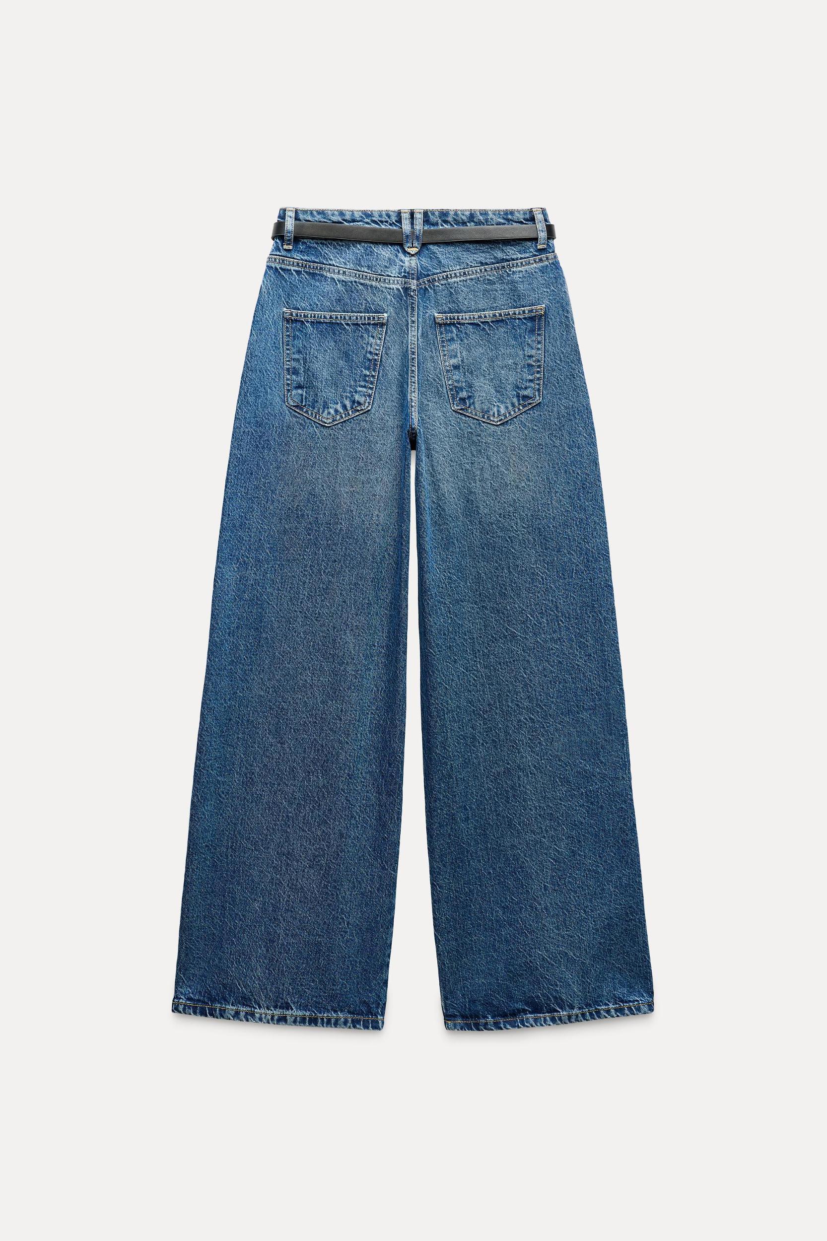 MID-RISE Z1975 WIDE LEG BELTED JEANS Product Image