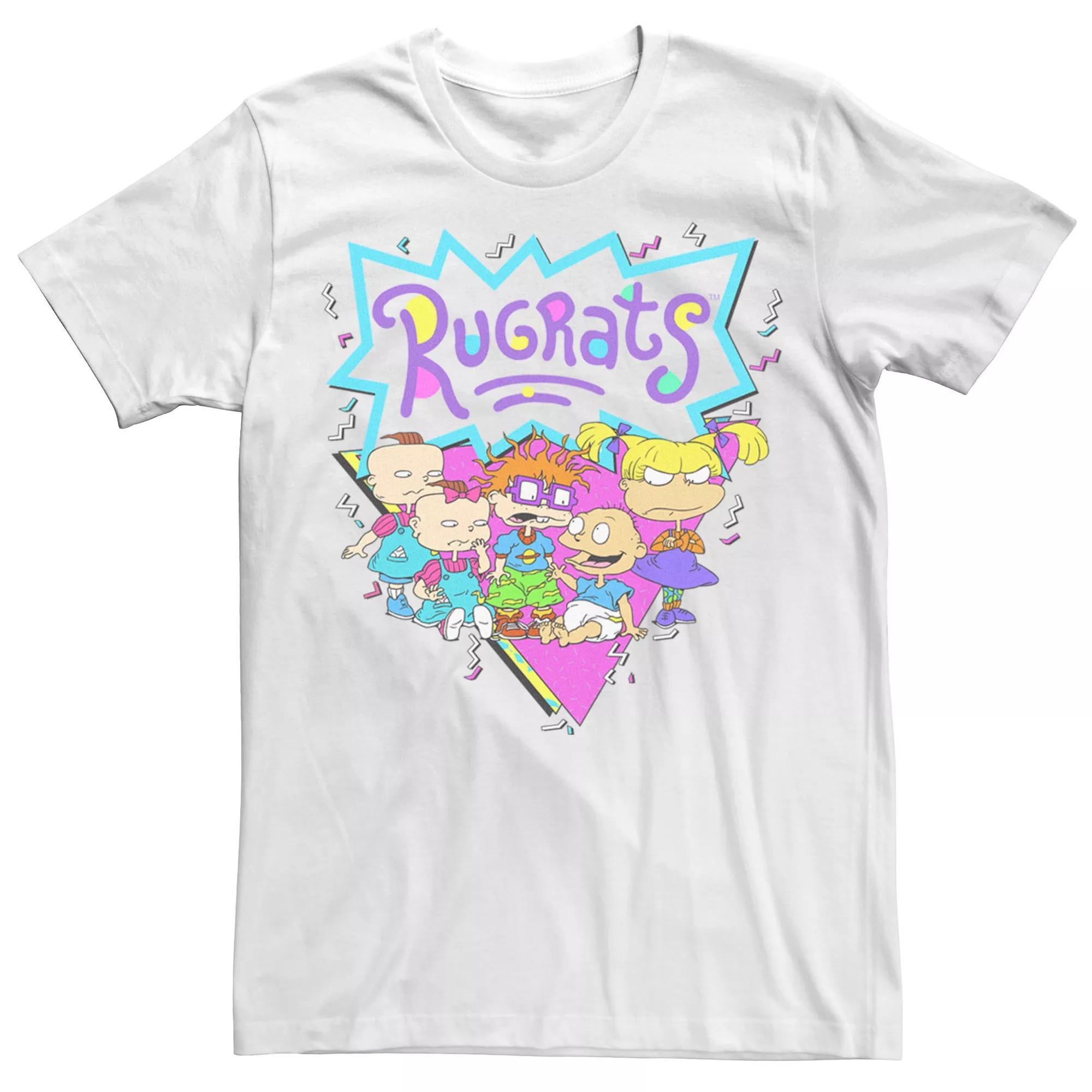 Men's Nickelodeon Rugrats Retro 90's Tee, Size: 3XL, White Product Image
