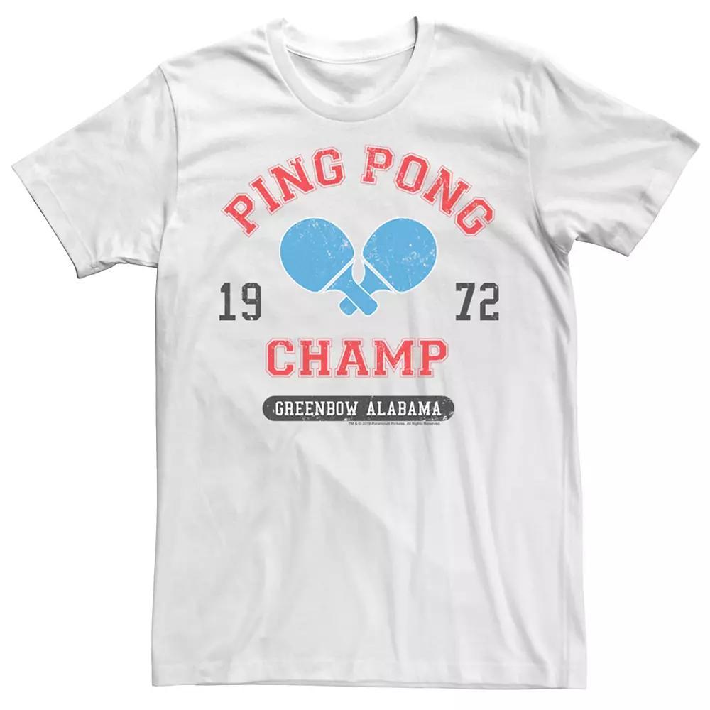 Men's Forrest Gump Ping Pong Champ Tee, Size: 3XL, White Product Image