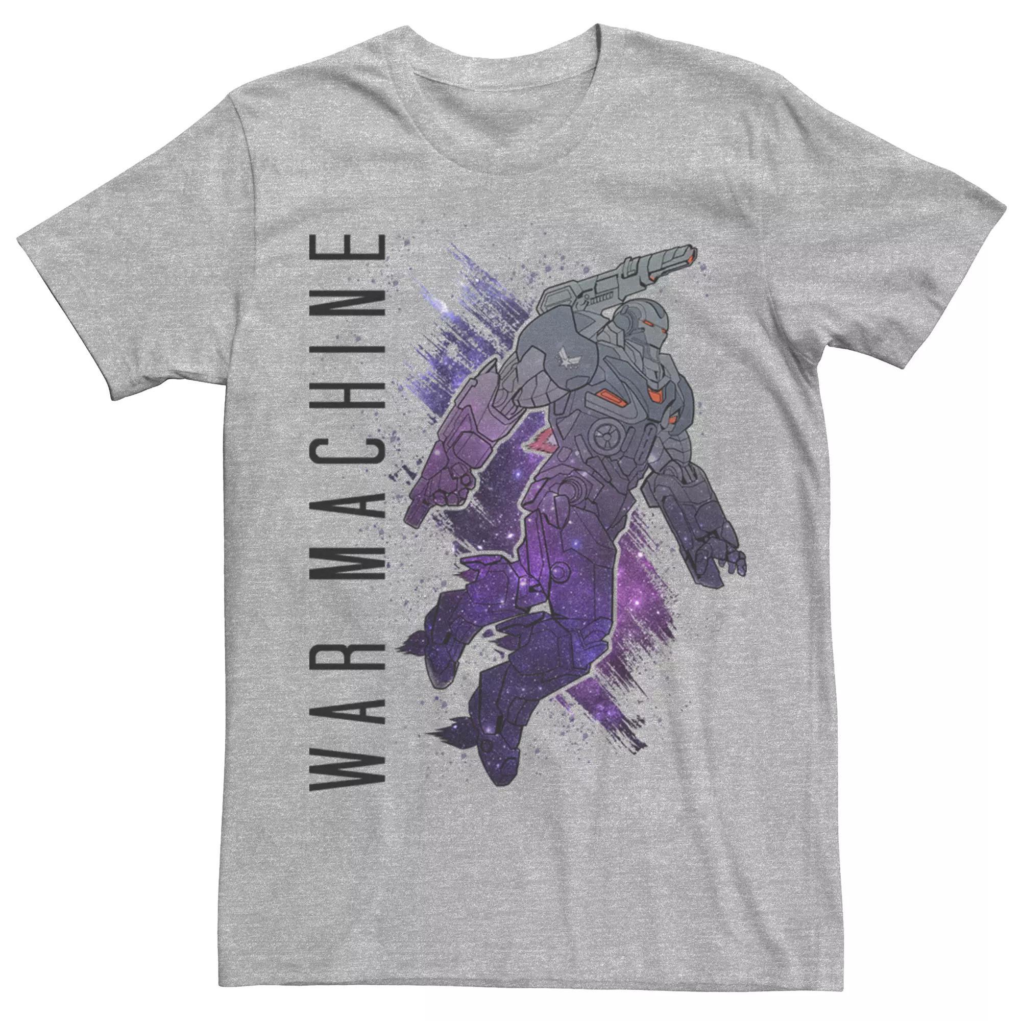 Men's Marvel Avengers Pop War Machine Painted Tee, Size: Small, Athletic Grey Product Image