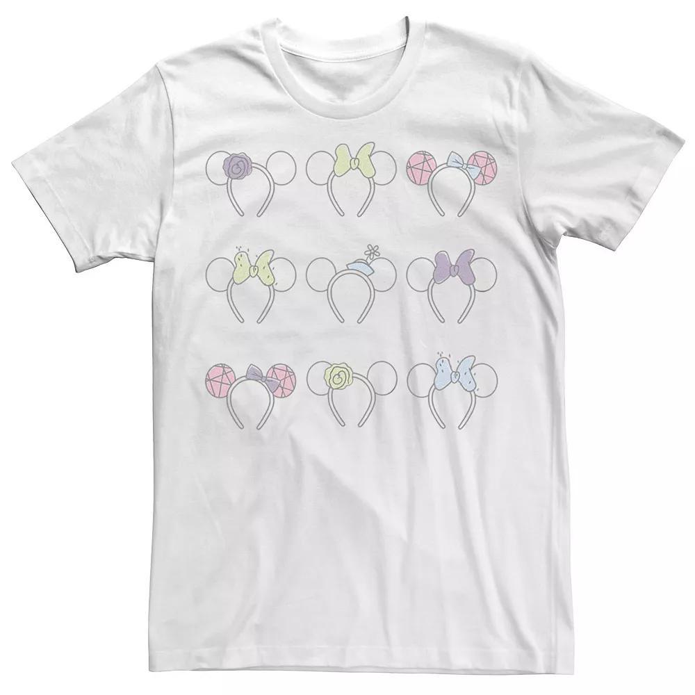 Disney's Minnie Mouse Headbands Juniors' Boyfriend Graphic Tee, Women's, Size: Small, White Product Image