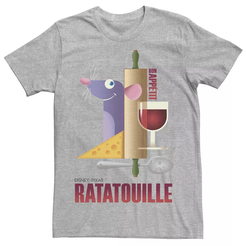 Disney / Pixar's Ratatouille Men's Bon Appetit Poster Tee, Size: Large, Athletic Grey Product Image