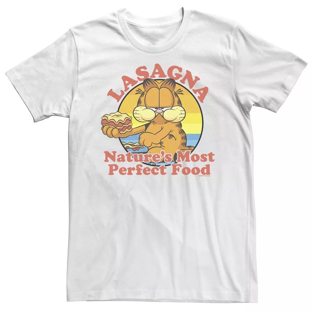 Men's Garfield Lasagnas Natures Best Food Tee, Size: XXL, White Product Image