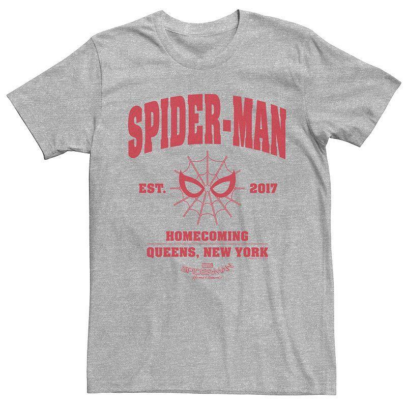 Men's Marvel Spider-Man Homecoming Tee, Size: XL, Athletic Grey Product Image