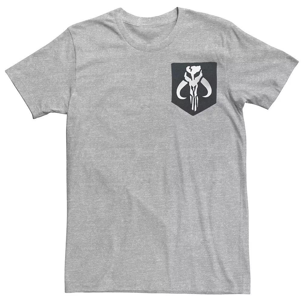 Men's Star Wars Mandalorian Graphic Tee, Size: 3XL, Athletic Grey Product Image