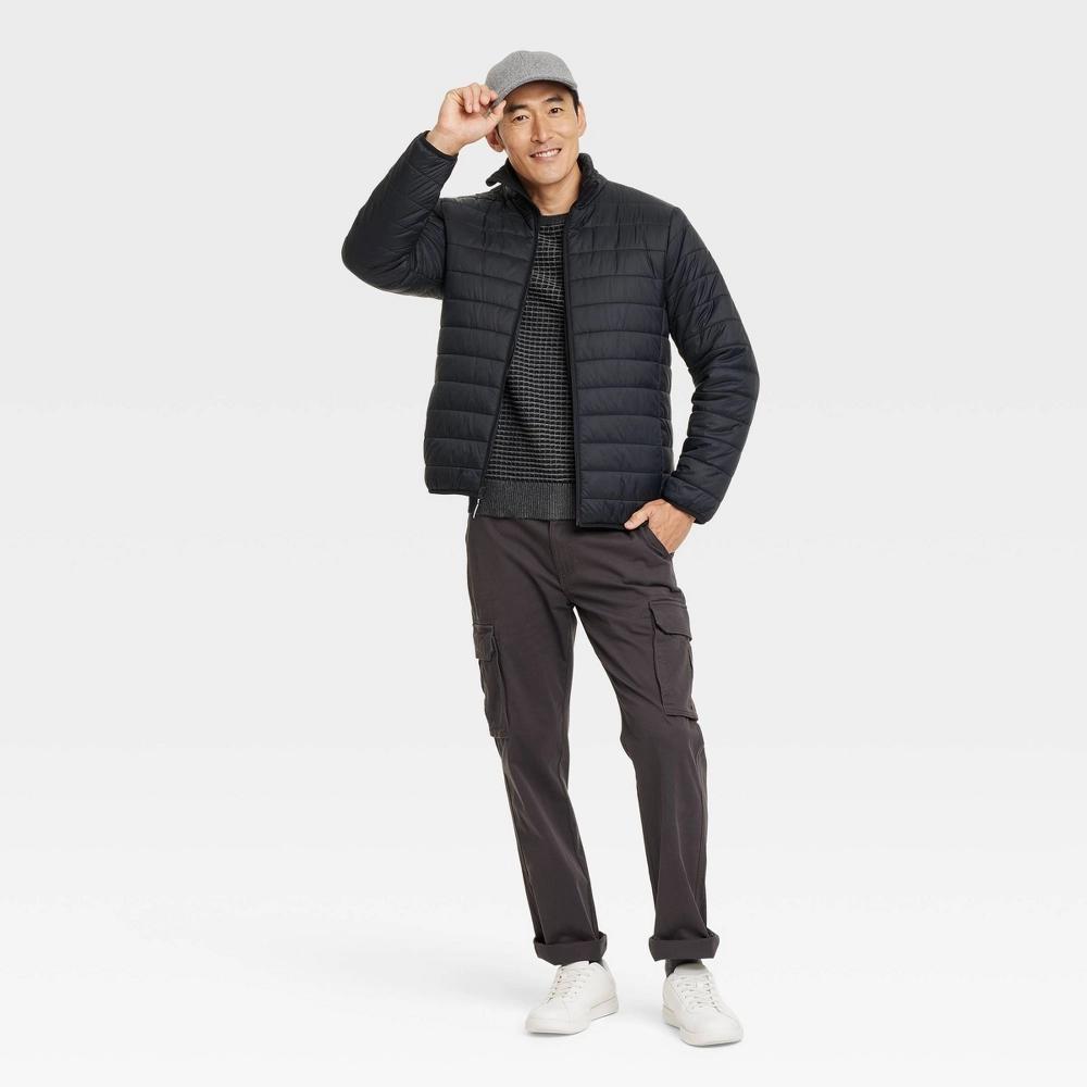 Men's Lightweight Puffer Jacket - Goodfellow & Co™ Product Image
