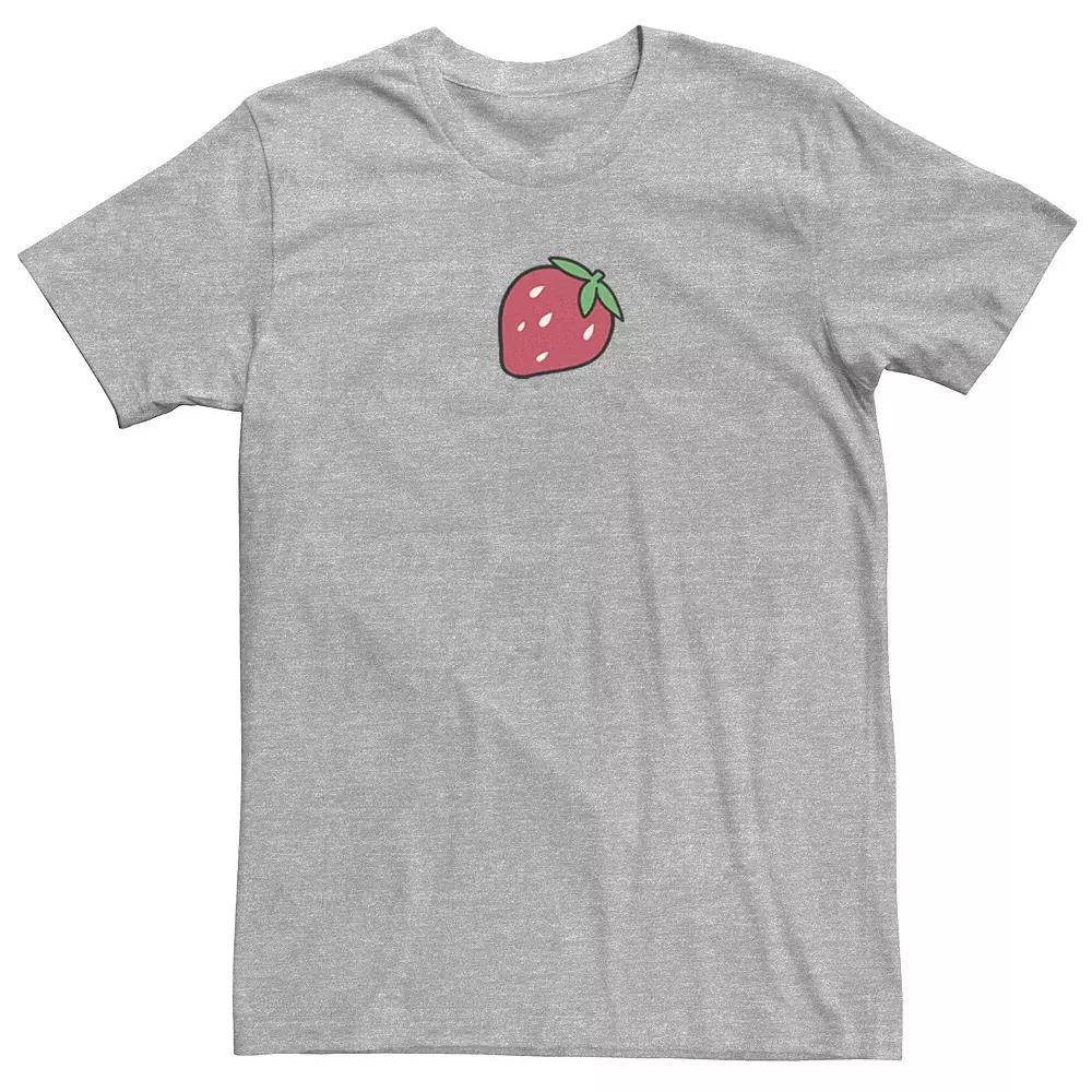 Big & Tall Trendy Bitty Berry Tee, Mens Athletic Grey Product Image