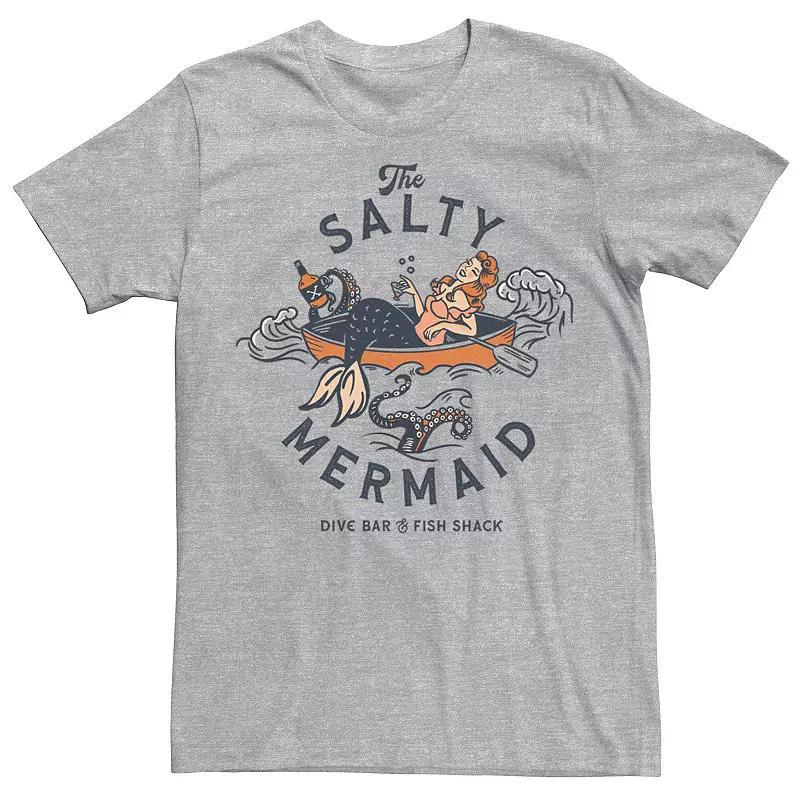 Men's The Salty Mermaid Dive Bar & Fish Shack Graphic Tee, Size: Small, Natural Product Image