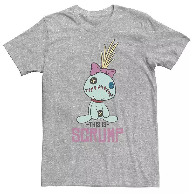 Disney's Lilo & Stitch Men's This Is Scrump Portrait Tee, Size: Medium, Athletic Grey Product Image