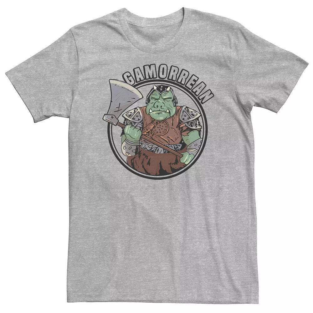 Big & Tall Star Wars Gamorrean Animated Portrait Tee, Men's, Size: Large Tall, Athletic Grey Product Image