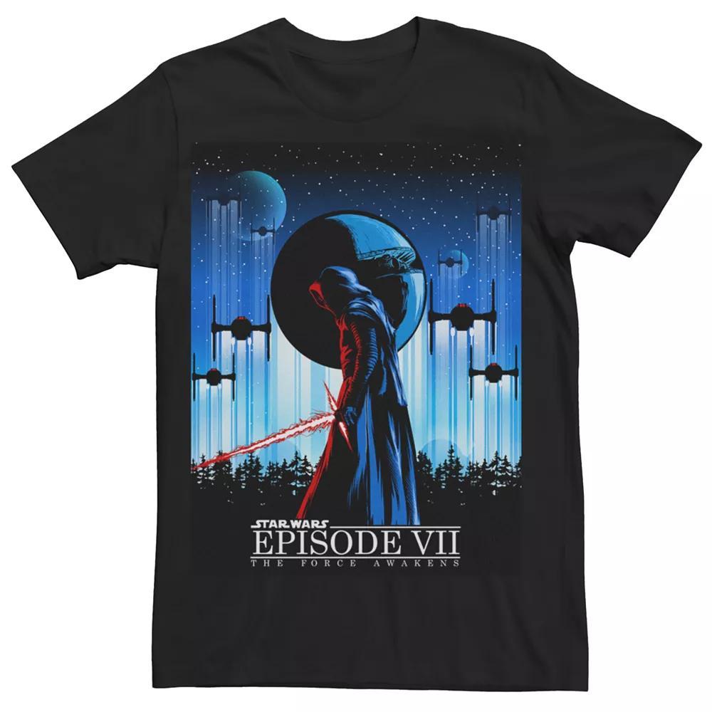 Men's Star Wars Kylo Ren First Order Portrait Tee, Size: Medium, Black Product Image