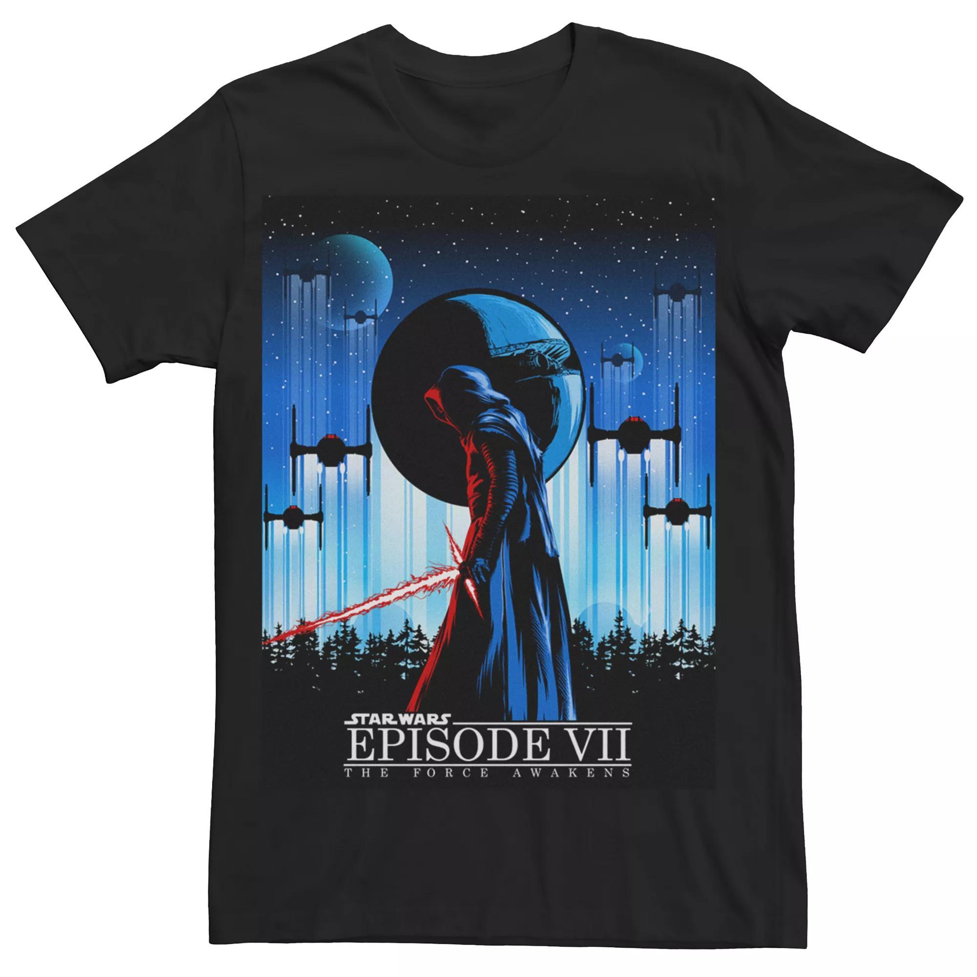 Men's Star Wars Kylo Ren First Order Portrait Tee, Size: Medium, Black Product Image