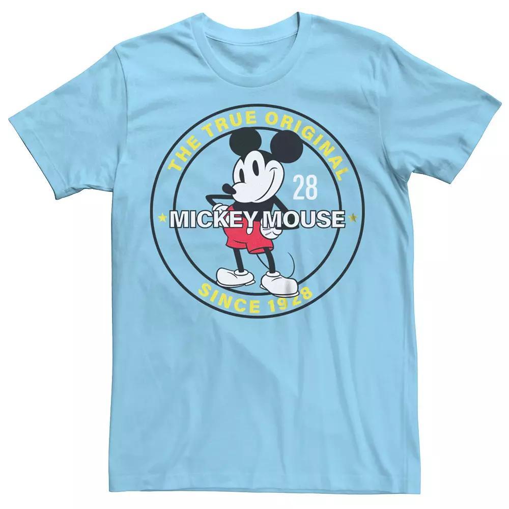Disney's Mickey Mouse The Original Men's Tee, Size: Small, Light Blue Product Image