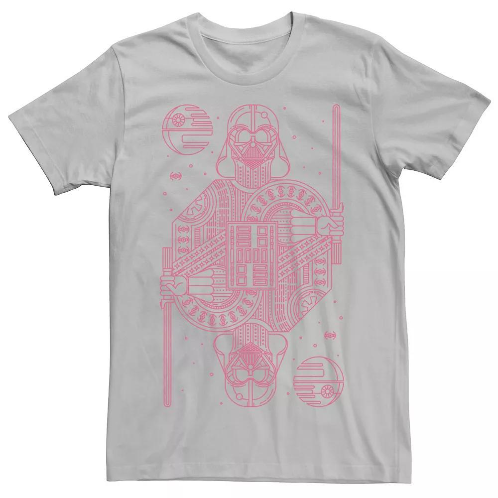 Mens Star Wars Darth Vader Line Art Poster Tee Product Image