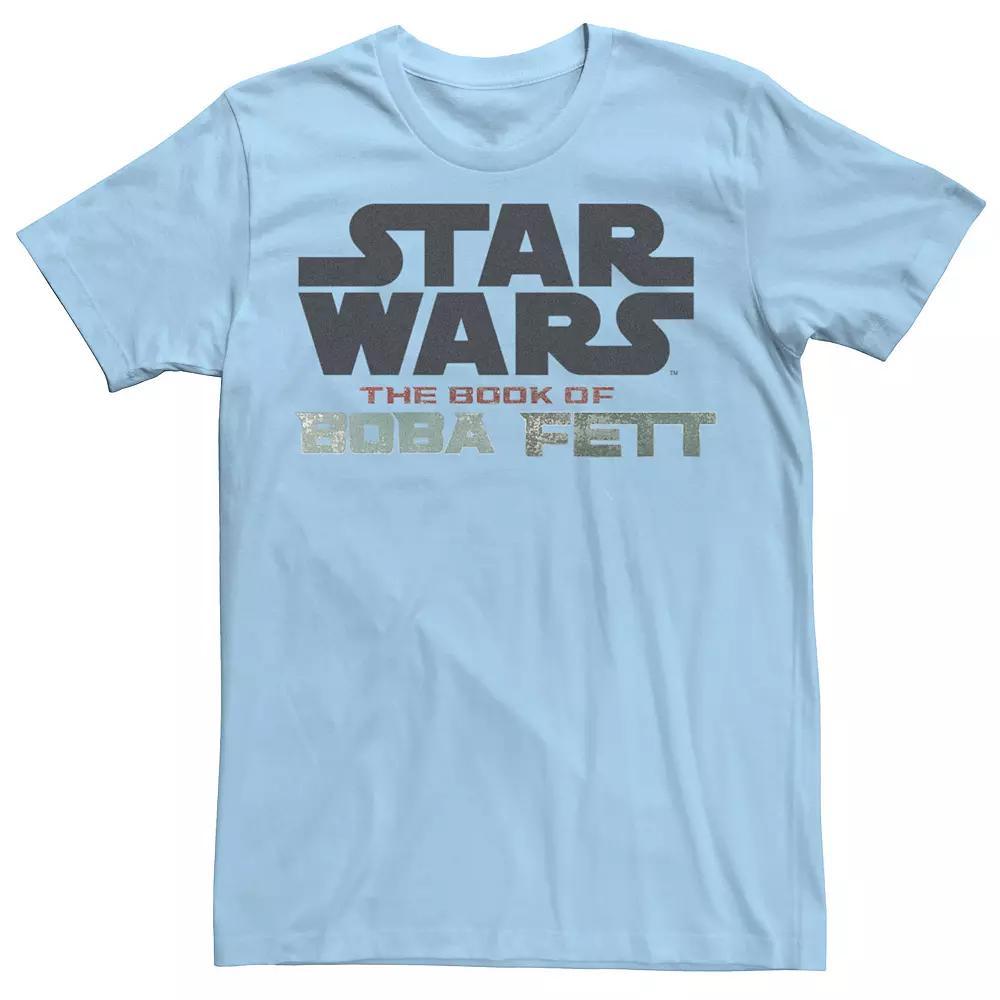 Men's Star Wars The Book Of Boba Fett Gradient Logo Tee, Size: XXL, White Product Image