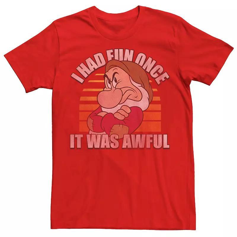 Disney / Pixars Toy Story Mens Vintage Pizza Planet Logo Tee Red Grey Product Image