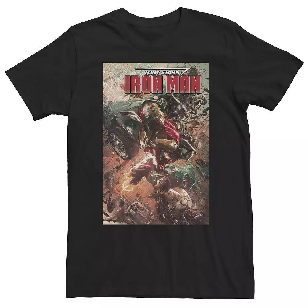 Men's Star Wars The Mandalorioan The Soup Of Grogu Poser Tee, Size: Large, Black Product Image