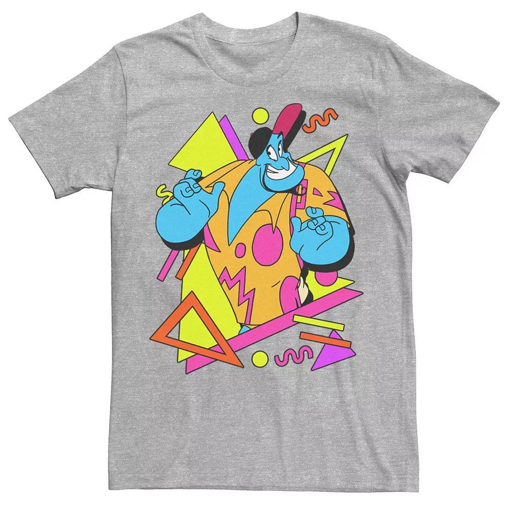 Disney's Aladdin Genie Men's Rad Retro Tee, Size: XXL, Athletic Grey Product Image