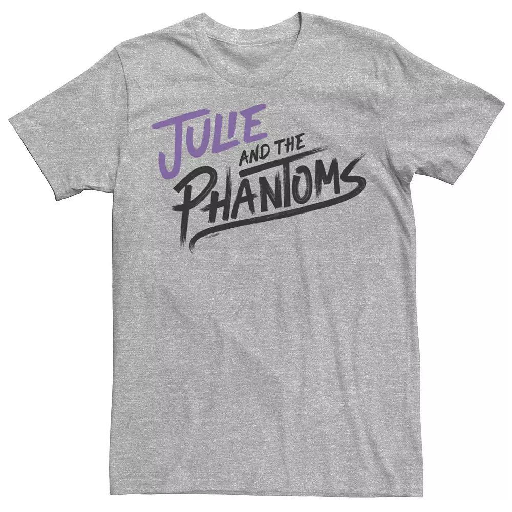 Men's Julie And The Phantoms Logo Stack Tee, Size: Large, Athletic Grey Product Image