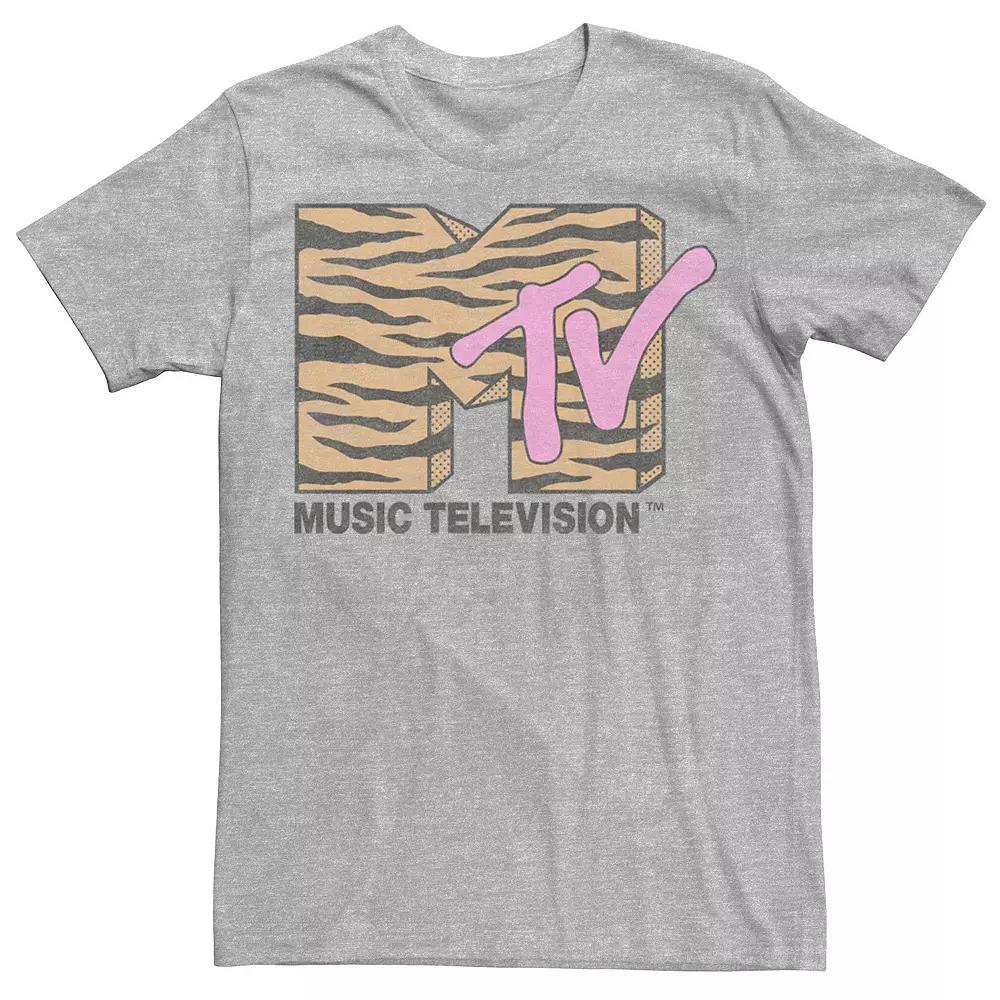 Men's MTV Vintage Tiger Logo Tee, Size: 3XL, White Product Image