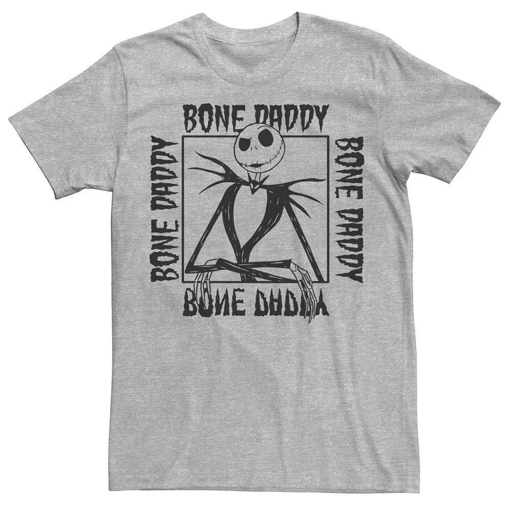 Disney's The Nightmare Before Christmas Jack Bone Daddy Frame Men's Tee, Size: Medium, Athletic Grey Product Image