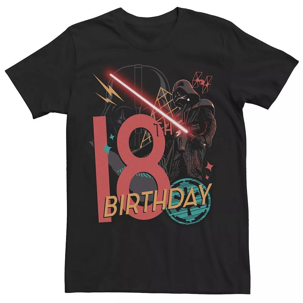 Men's Star Wars Darth Vader 18th Birthday Graphic Tee, Size: Medium, Black Product Image