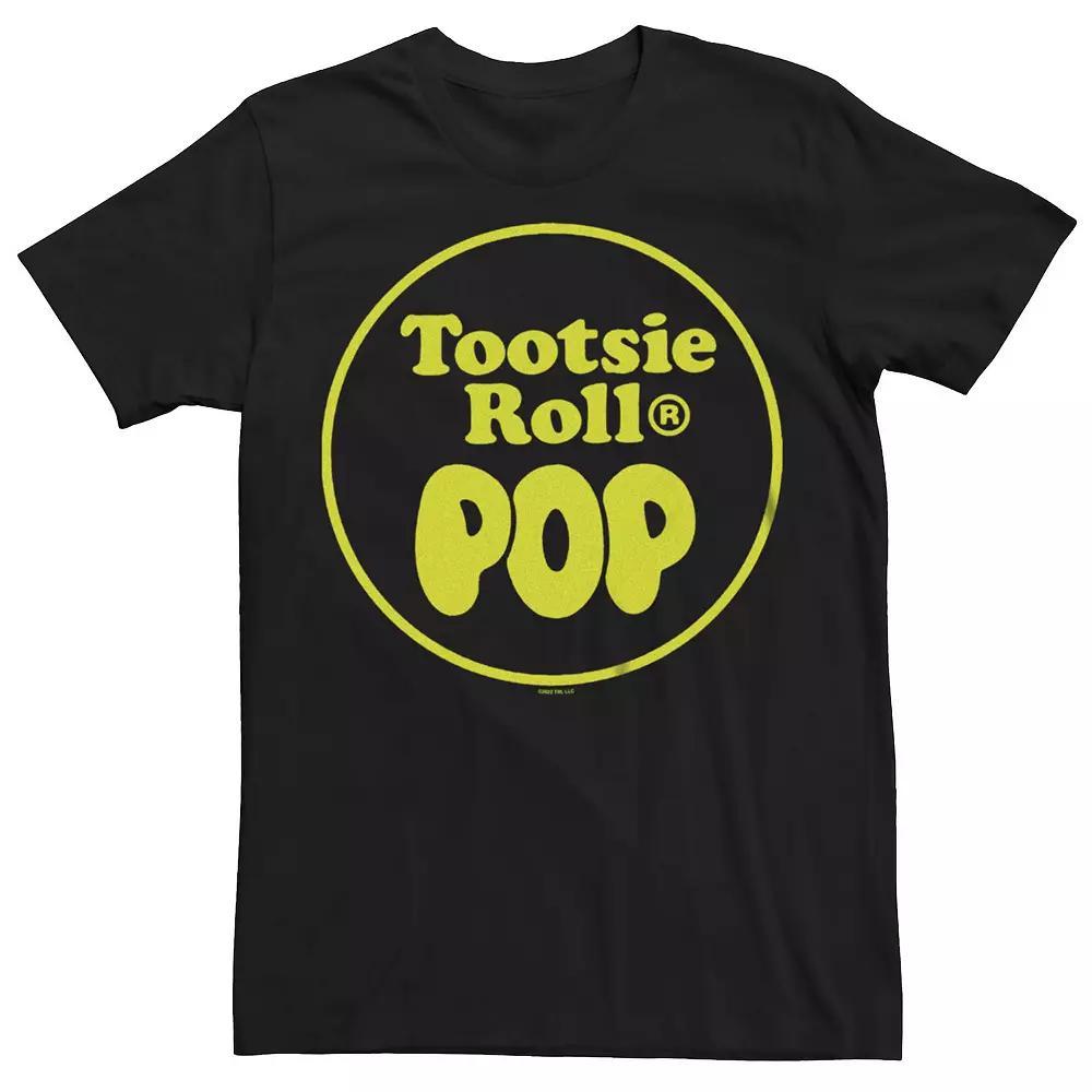 Men's Tootsie Roll Pop Neon Badge Tee, Size: XL, Black Product Image