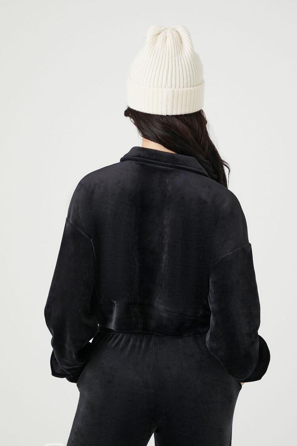 Velvet Half-Zip Pullover | Forever 21 Product Image