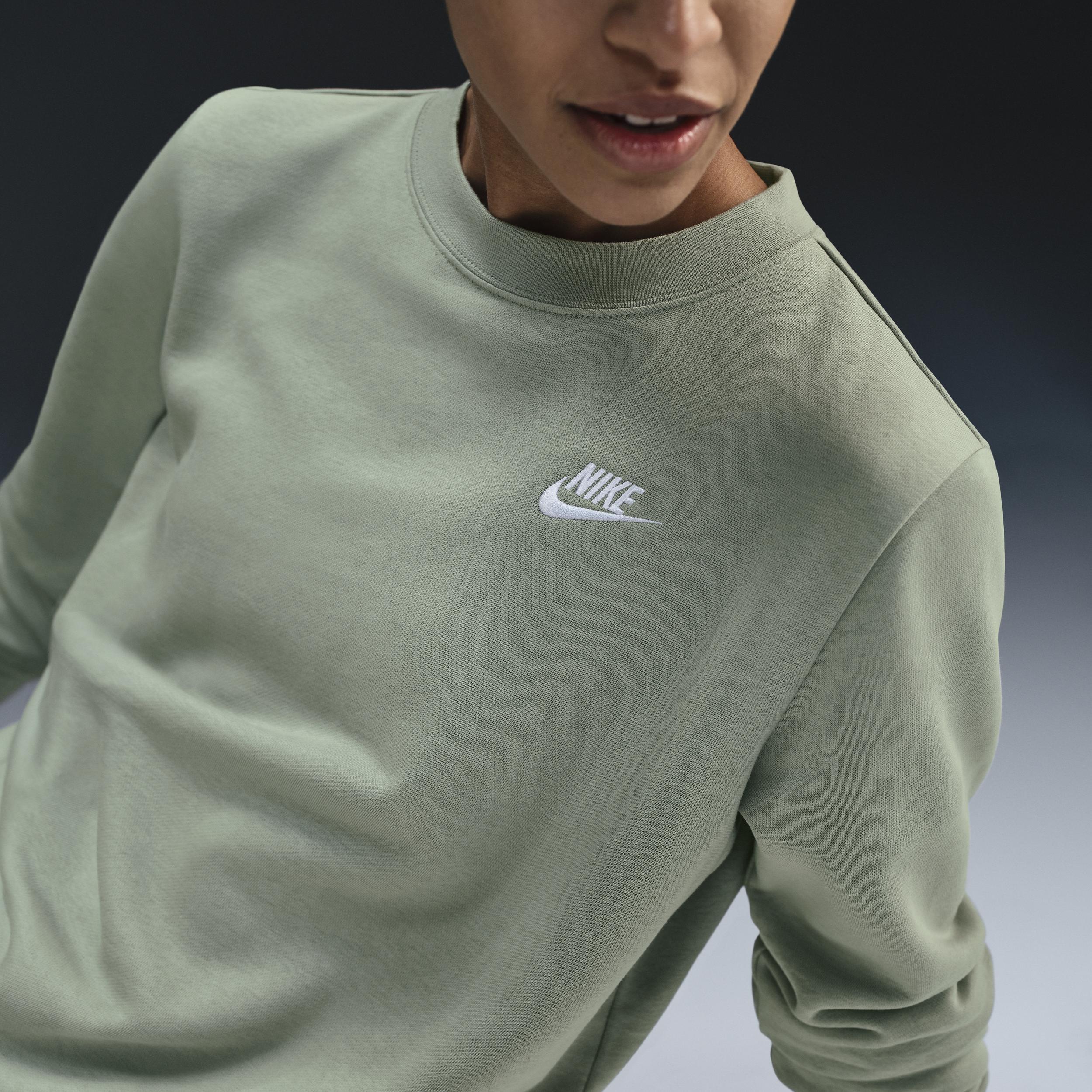 Womens Nike Sportswear Club Fleece Crew-Neck Sweatshirt Product Image